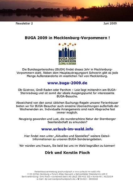 Klicken Sie auf den Newsletter, um ihn zu vergrößern.